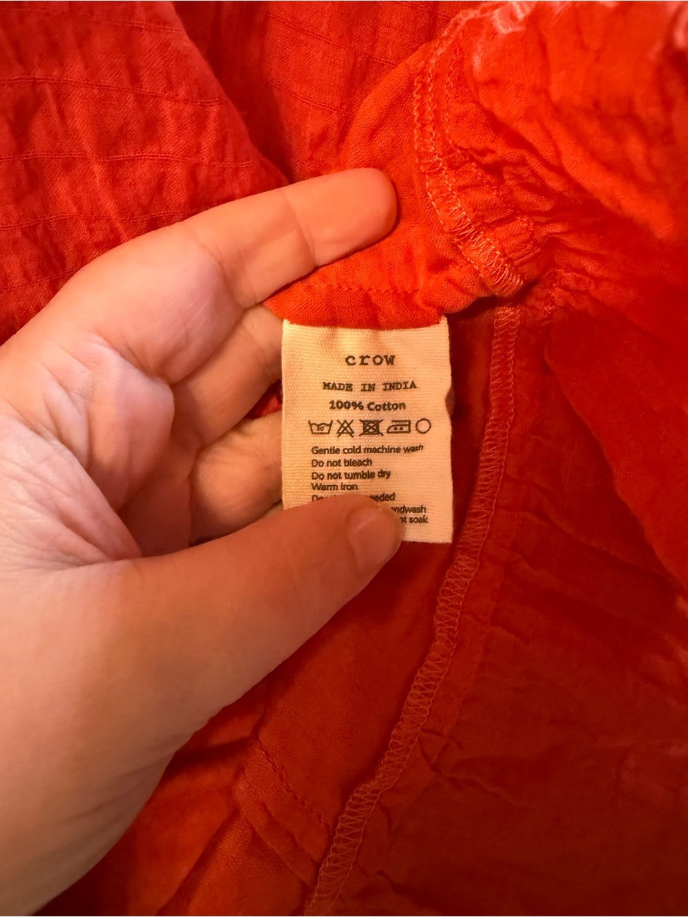 World of Crow The Scarlet Frill Top XL - Picture 8 of 11